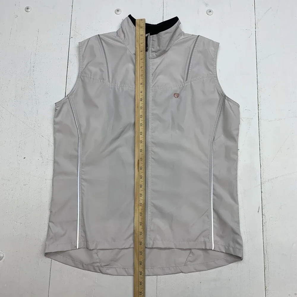 iq pearl izumi womens grey zip up vest size XL - Picture 4 of 5